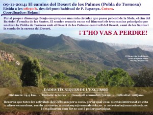Desert de les Palmes, CUM València