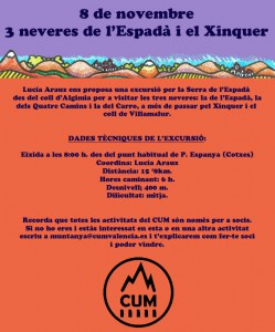 3 neveres de l'espadà i el xinquer